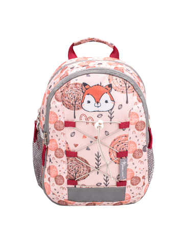 Belmil Kindergartenrucksack "Mini Kiddy Woodland Foxy in rot H 23 cm L 20 cm T 9 + 6 cm