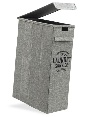 DuneDesign Wäschekorb Semoro 50L grau