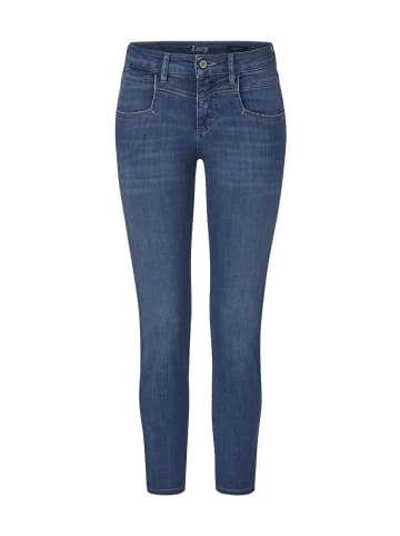 Paddock's 5-Pocket Jeans LUCY in mid. blue used moustache