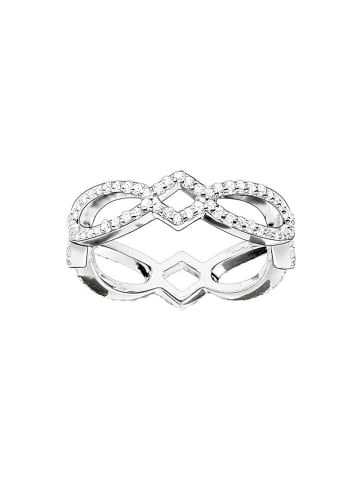 Thomas Sabo Ring "Eternityring Love Knot Zirkonia weiß" in Silber