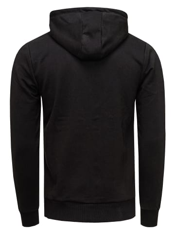 Rusty Neal Sweatshirt mit Kapuze und Front Print in Schwarz