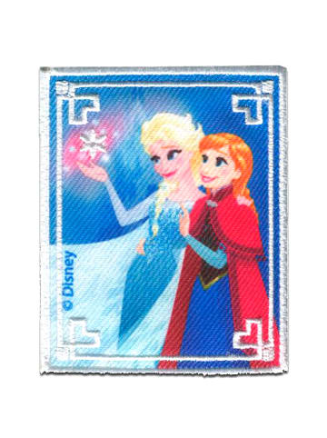 Disney Elsa&Anna 1Applikation Bügelbild inBlau