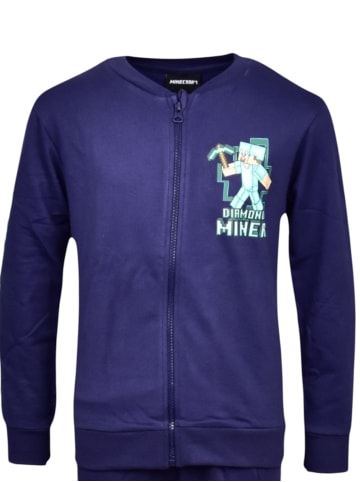 Minecraft 2tlg.Outfit Sweatjacke & Hose Minecraft  in Dunkelblau