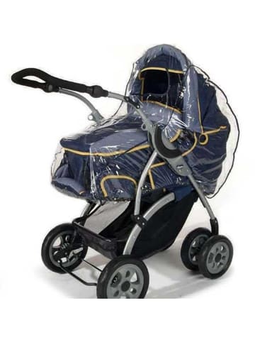 Reer RainCover Classic Regenschutz für Kombi-Kinderwagen in Transparent ab 0 Monate