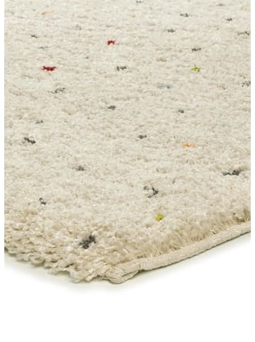 Atticgo Hochflor-Teppich LUSH in creme/mehrfarbig