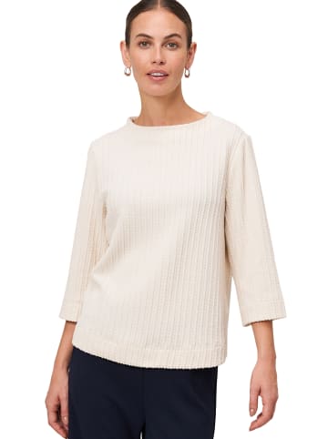 Zero  Sweatshirt mit Strukturmuster in Eggnog