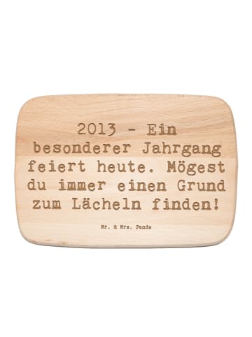 Mr. & Mrs. Panda Holzbrettchen Spruch 2013 Geburtstag Freude mit... in Transparent