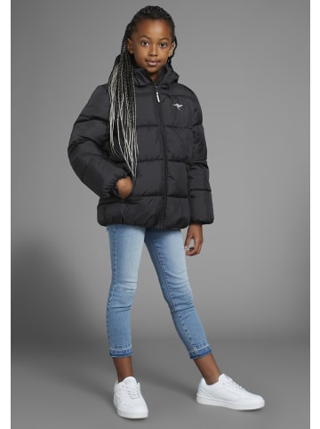 Kangaroos Winterjacke in schwarz