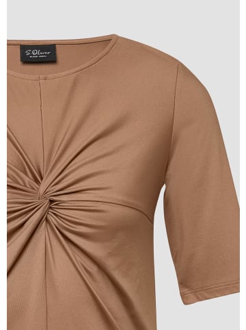 s.Oliver T-Shirt in 8624_cognac