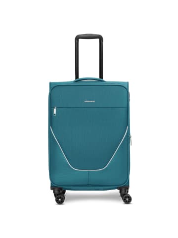 Stratic taska 4-Rollen Trolley M 65 cm mit Dehnfalte in ocean blue