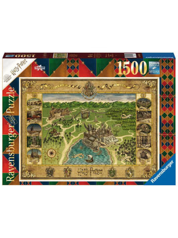 Ravensburger Puzzle 1.500 Teile Hogwarts Karte Ab 14 Jahre in bunt