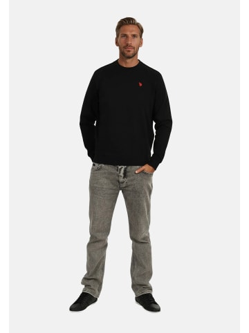 U.S. Polo Assn. U.S. POLO ASSN. Herren Sweatshirt Pullover P022 in Schwarz