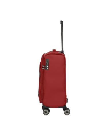 travelite Jetpack Max 4 Rollen Kabinentrolley 55 cm rot