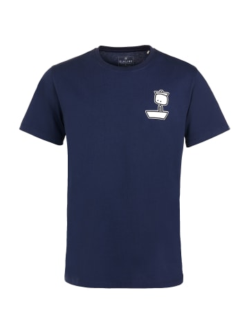 elkline T-Shirt Maen auf See in darkblue