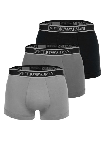 Emporio Armani Boxershort 3er Pack in Schwarz/Grau