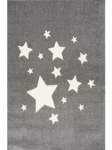 ScandicLiving Spielteppich, Sterne silbergrau, 120x180 cm, 18 mm hoch