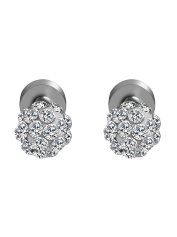 Adeliás Damen Ohrringe – Ohrstecker aus Edelstahl in silber