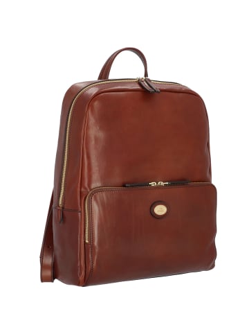 The Bridge Firenze Rucksack Leder 39 cm Laptopfach in braun