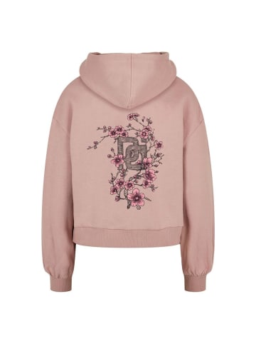 DNGRS Dangerous Hoodie "Dlhd003m Flowerprint Hoody" in Rosa