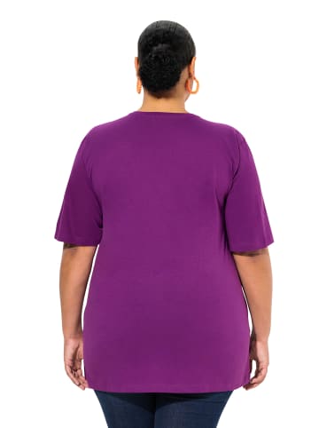Ulla Popken Shirt in dunkles violett