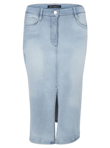 Betty Barclay Jeansrock mit Waschung in Light Blue Denim