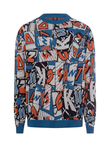 Santa Cruz Strickpullover in grau mehrfarbig - 0001