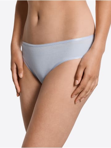 Hanro Midislip Cotton Seamless in blue dove