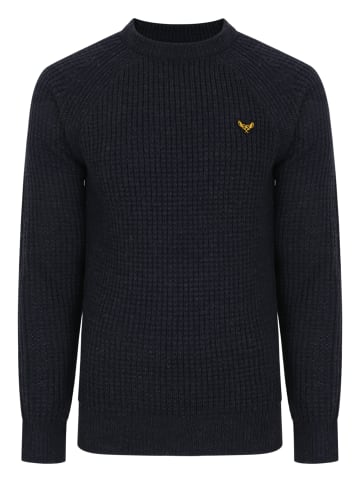 Threadbare Strickpullover Macsen in Navy / Deep Blue Melange