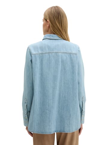 Marc O'Polo Jeansbluse regular A-Shape in Light Blue