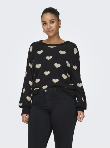 ONLY Carmakoma Strickpullover in Black 1