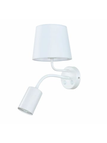 Licht-Erlebnisse Wandlampe (B)19 x (L)19 x (H)45 cm in Weiß