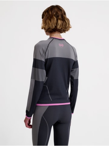 Hummel Top Raglanärmel Hmlseamless Damen in OBSIDIAN