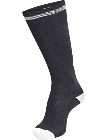 Hummel Long Socken Elite Indoor Erwachsene in BLACK/WHITE
