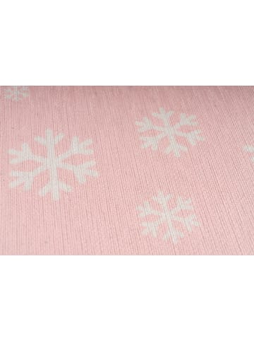 Arte Espina Wohnzimmer Teppich – Kurzflorteppich Bambini 425 in rosa - rund