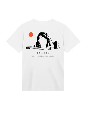 F4NT4STIC T-Shirt Escape Discover the World Savannah in weiß