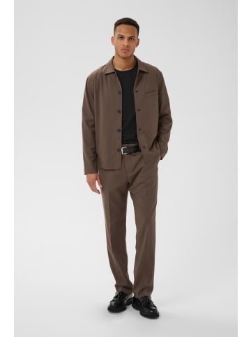 Matinique Overshirts MAlanden Gerade Passform in Chocolate Brown