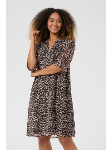 Cream Kleid CRYuna Regular fit in Natrual Animal Spots