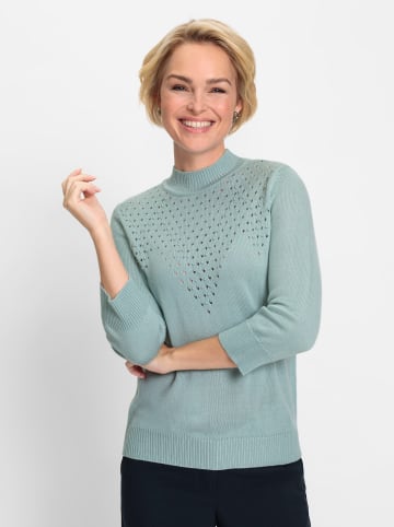 WITT WEIDEN Stehkragenpullover in kalkmint