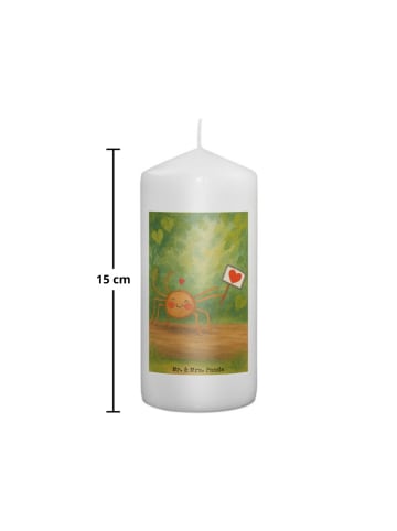 Mr. & Mrs. Panda Kerze Spinne Agathe Motivation Design ohne Spruch in Weiß