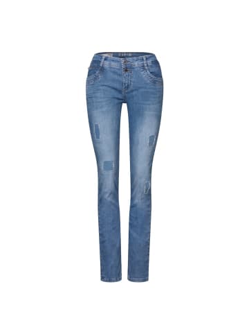 Street One Jeans in light blue destroy wash