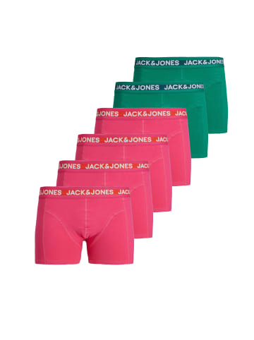 Jack & Jones 6-er Pack Boxershorts Unterhose SET Collor Design in Artischocken Grün
