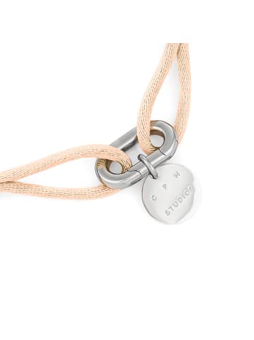 Copenhagen Studios Armband Fabric Link in beige
