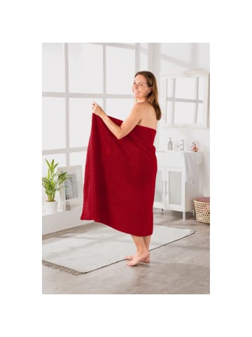 Erwin Müller Frottier Badetuch Friedrichshafen in rot