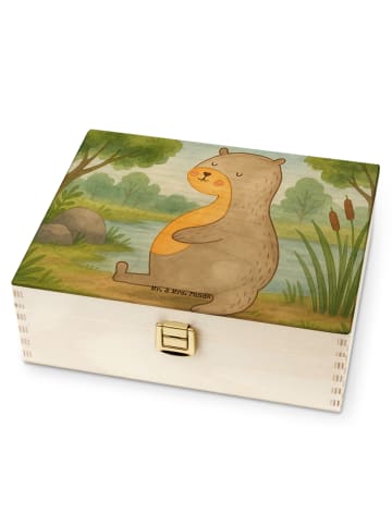 Mr. & Mrs. Panda Teedose Otter Bauch Design ohne Spruch in Weiß