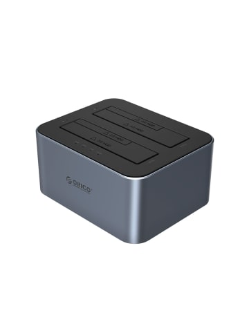 Orico 6626C3-C-V1 Dockingstation für 2 Laufwerke, 2,5"/3,5" SATA HDD/SSD