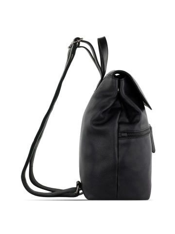 KLONDIKE 1896 Gold Mike City Rucksack Leder 30 cm in schwarz