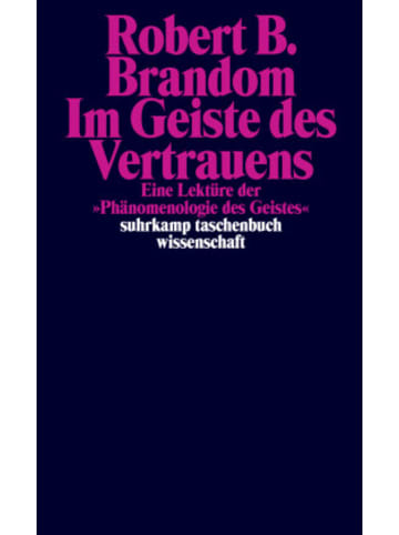 Suhrkamp Buch - Im Geiste des Vertrauens