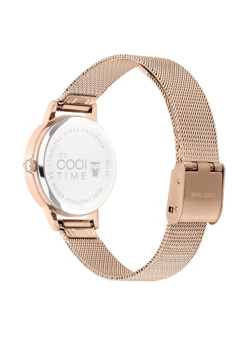 Cool Time Armbanduhr The Cool Mesh Silver Butterfly in roségold