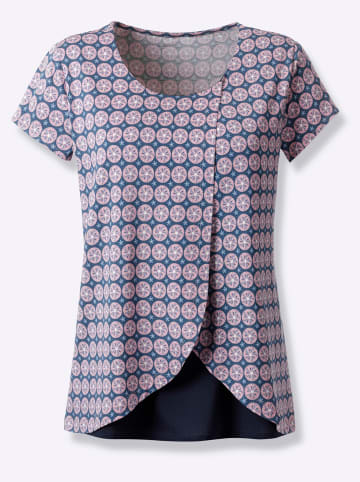 WITT WEIDEN Shirt in hortensie-weiß-bedruckt