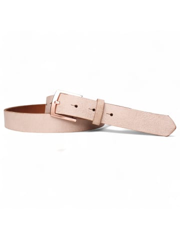 FRONHOFER Damen Ledergürtel Gold in Taupe